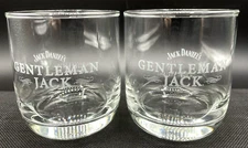 Jack Daniel's Gentleman Jack Whiskey Drink Glasses Barware Accessories