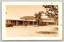 RPPC US Naval Station Great Lakes Illinois Real Photo P824