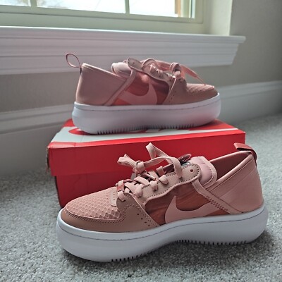 Size 7.5 - Nike Court Vision Alta TXT Rust Pink W | eBay