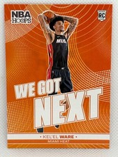 2024-25 NBA Hoops Basketball KEL'EL WARE RC We Got Next -MIAMI HEAT- #34