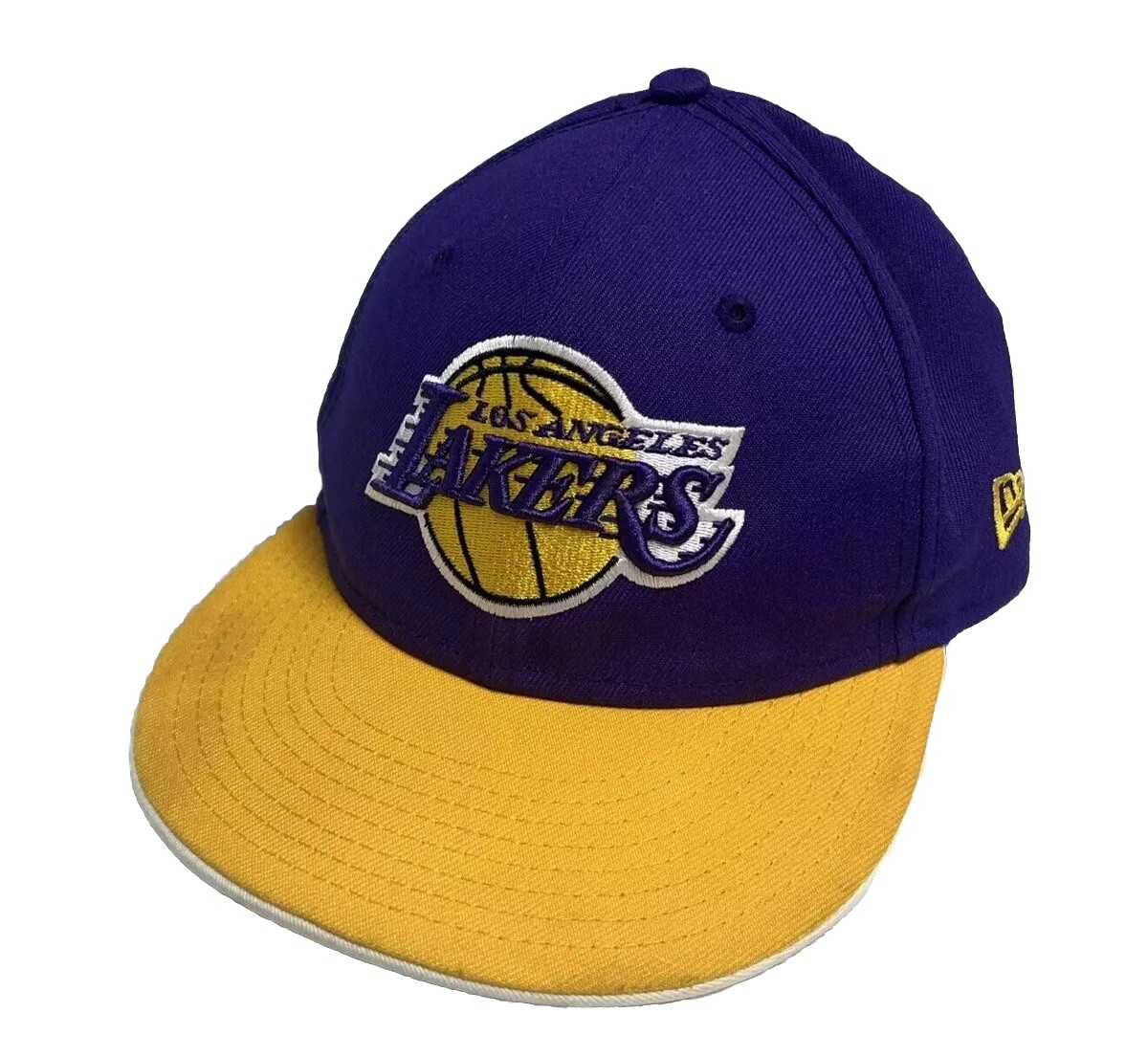 Los Angeles LA Lakers NBA Hat 9Fifty New Era Snap back Cap Purple Yellow Men