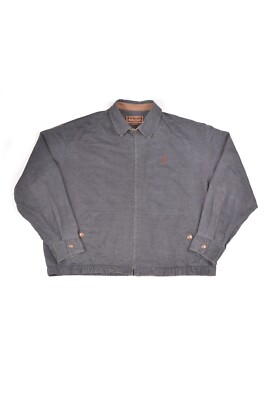 Marlboro Classics Vintage Cotton Full-Zip Harrington Jacket