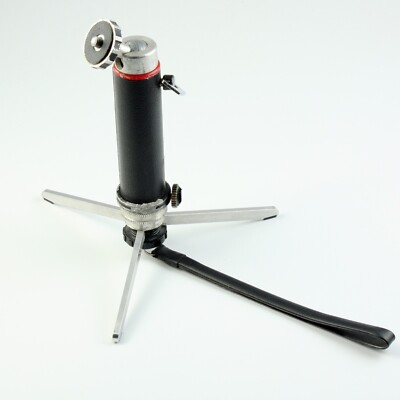 Vintage Bilora Stabilet 1011 Ball-Head Tabletop Tripod + Wrist Strap