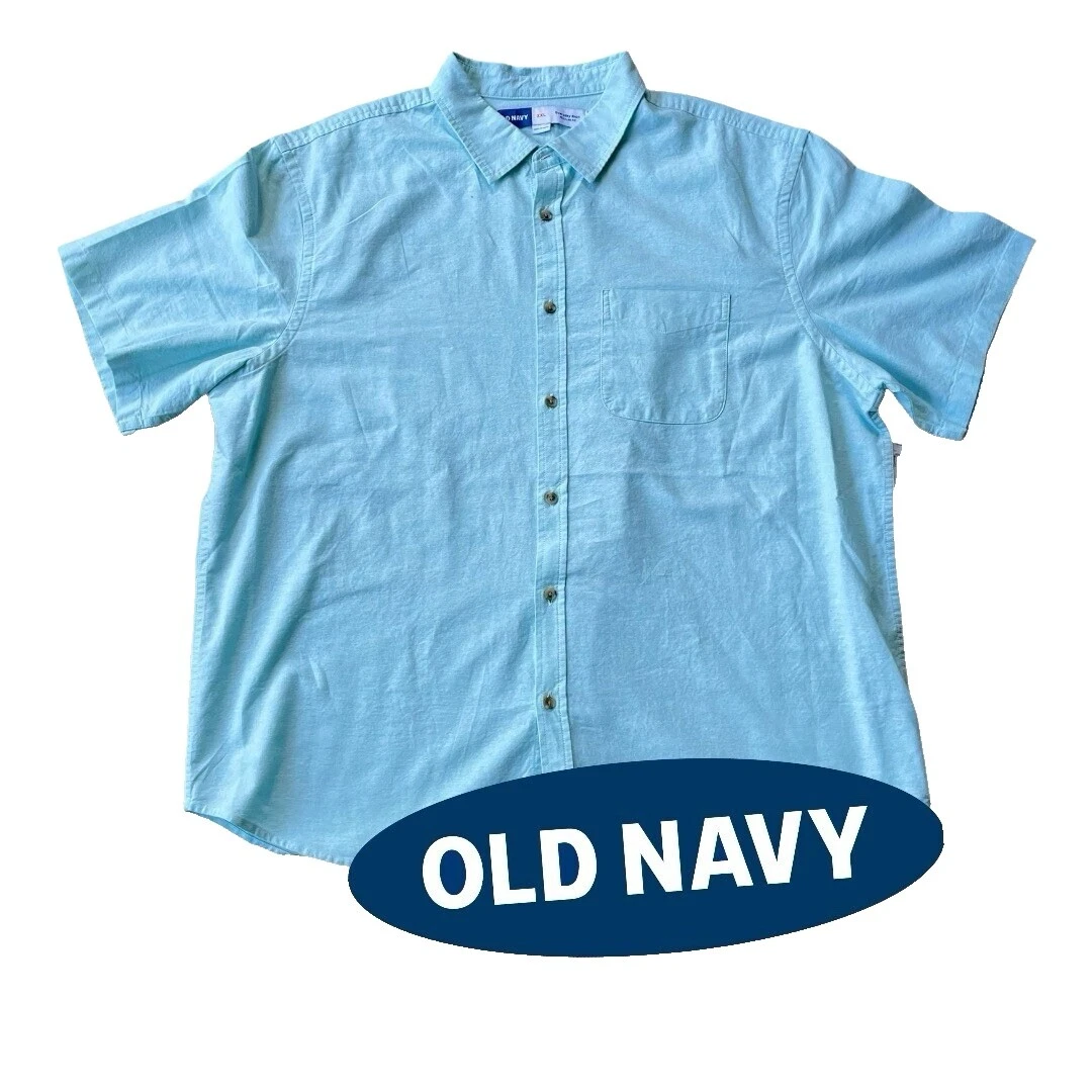 Camisas para hombre informales occidentales antiguas de algodón azul marino liso abotonadas