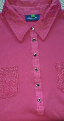 Daily Sport GOLF Polo, pink, Gr. XL