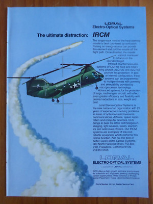 1/1984 PUB LORAL ELEKTRO-OPTISCHE SYSTEME IRCM INFRAROT GEGENMASSNAHMEN ANZEIGE