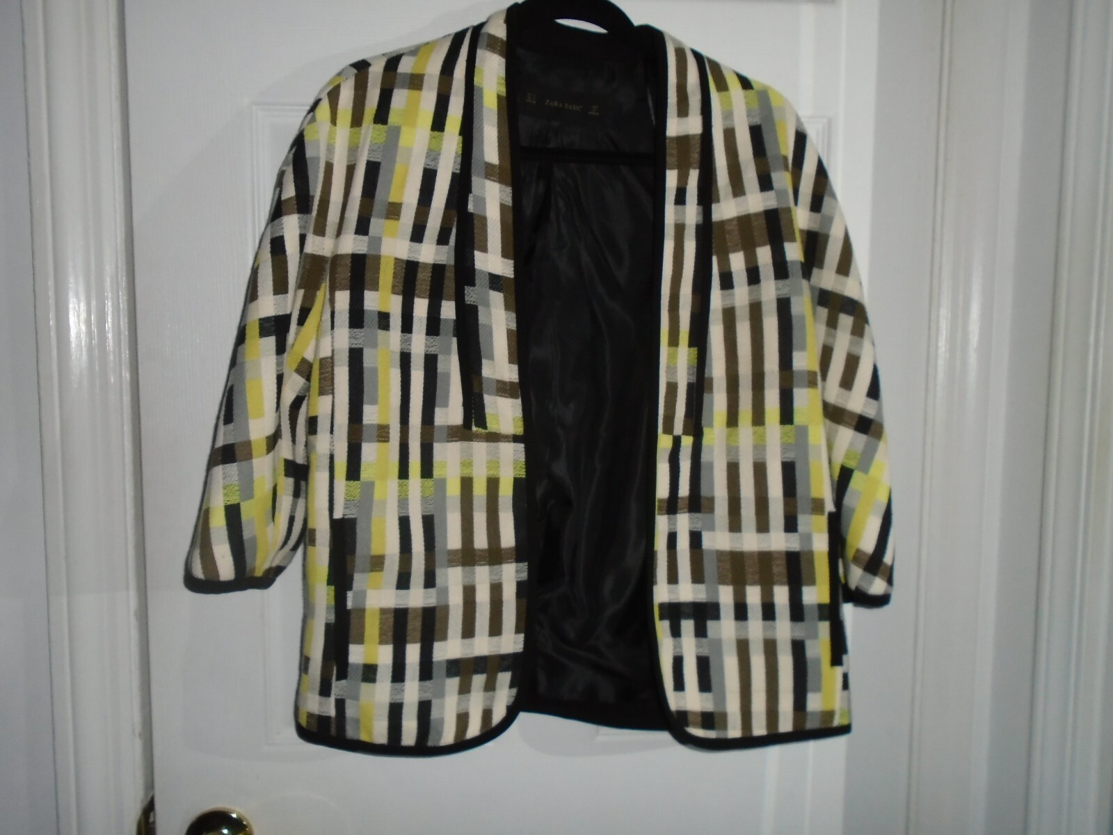 Zara Basic Multicolor Blazer Jacket Size Small - image 1
