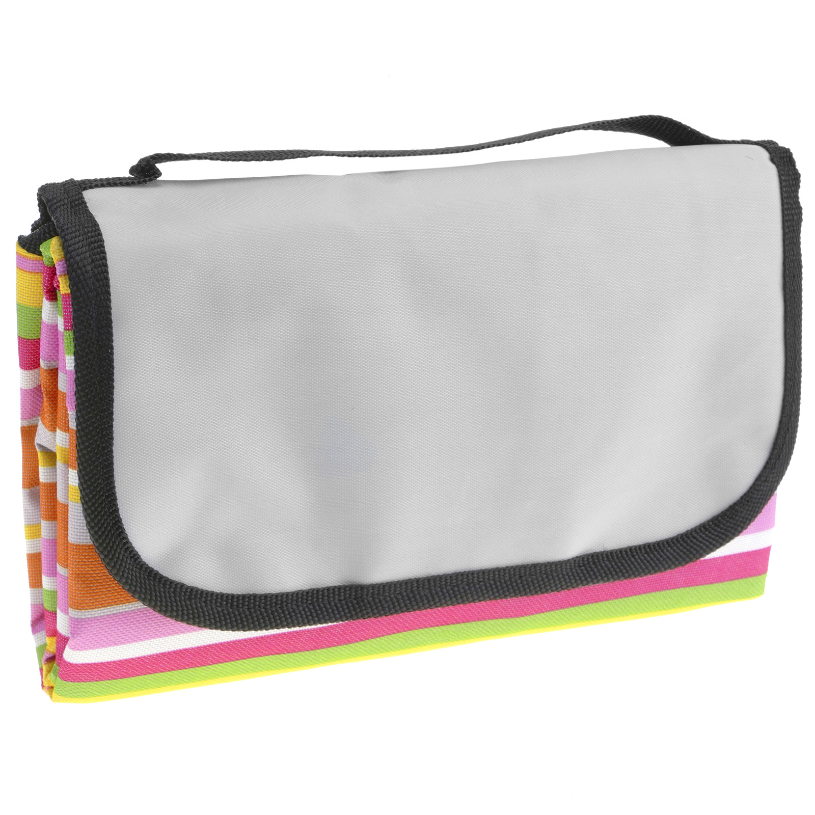 Manta de picnic 150 x 130 cm estampado rayas finas multicolor
