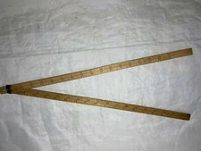Esco Advertising for Huntington Bank 3 Foot VINTAGE FOLDING RULER - Made in USA