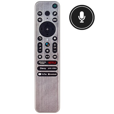 New RMF-TX910U Voice Replace Remote for Sony TV XR-55A95L XR-65A95L XR-77A95L