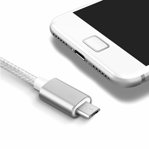 Câble Micro USB Chargeur Rapide Cordon pour Samsung S7 S6 S5 J3 J5 A10,PS4 Lot-5 - Photo 3/11