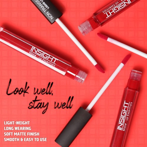 Insight Non Transfer Liquid Lipstick |24 Hrs Waterproof |Matte Texture | 6ml - Picture 6 of 6