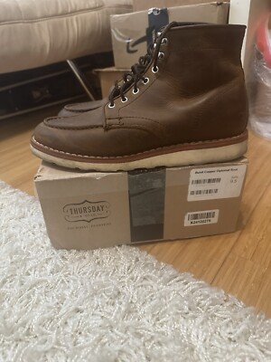 thursday boots men diplomat moe toe Burnt Copper Boot Company Heritage  Style