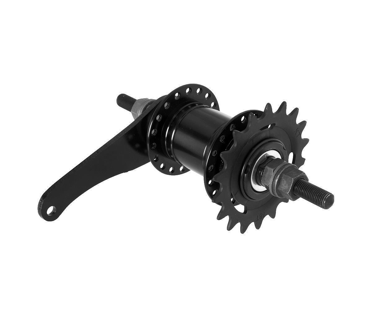 NEW! PRO+ BICYCLE 36 SPOKE COASTER STEEL HUB 105G 12G BLACK