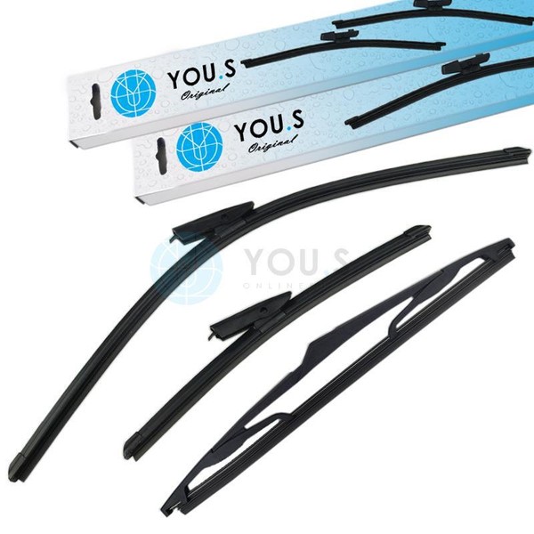 You.S Original Scheibenwischer SET Vorne + Hinten FüR Renault Twingo III (Bcm)-image