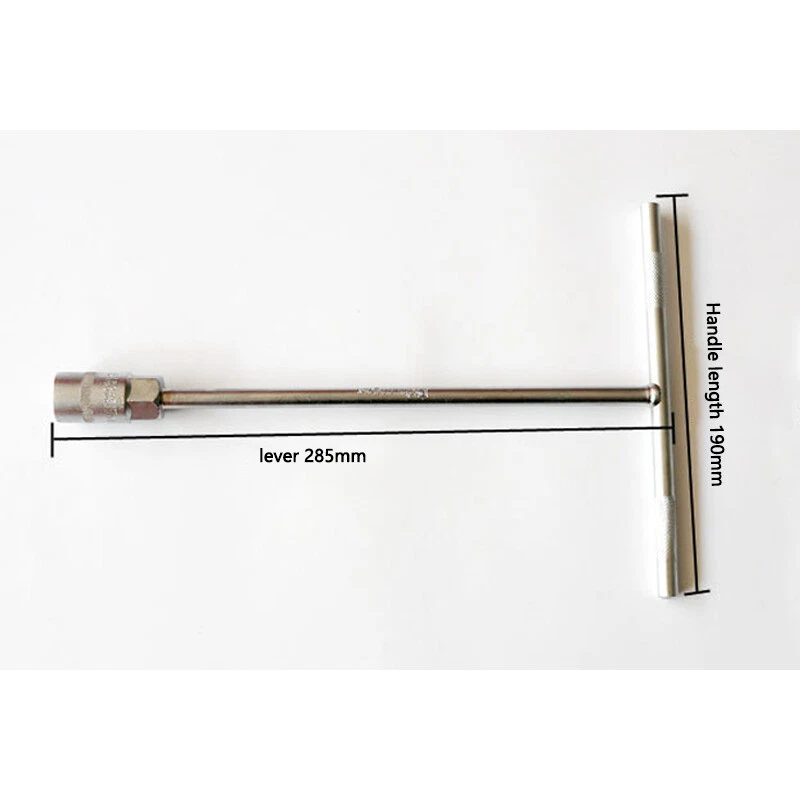 1Pc 10mm Metric T Handle Driver Deep Drawn Hex Socket Wrench For Car Motorcycle - Image 2 of 4