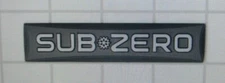 SUB-ZERO NAMEPLATE STICK ON NEW OEM