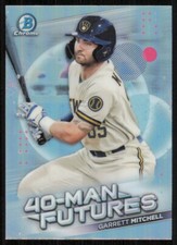 2021 Bowman Chrome 40-Man Futures Atomic Refractors #FMF8 Garrett Mitchell /150