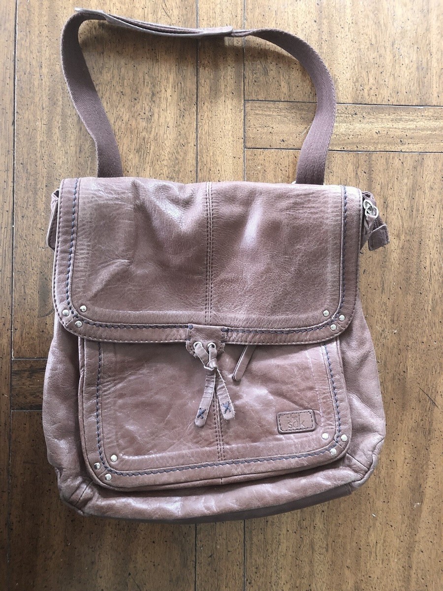 The SAK Ventura Brown Leather Distressed Backpack Purse  display picture 2
