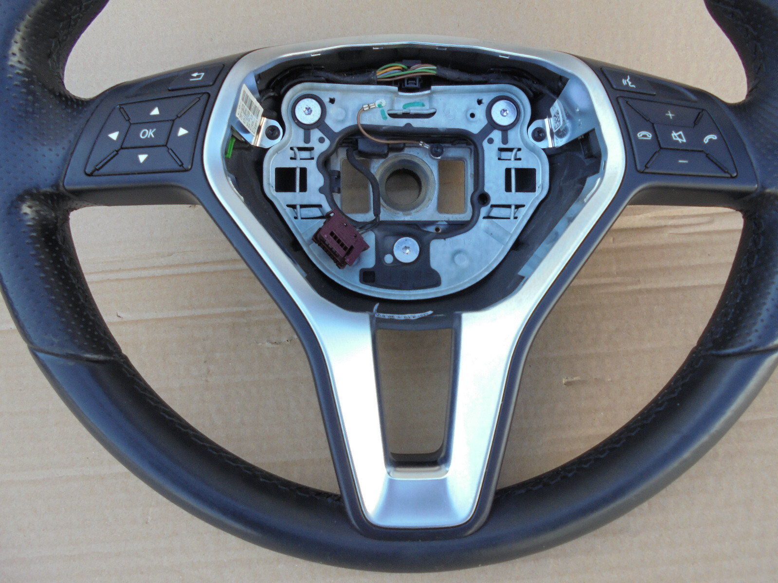 Mercedes W204 W212 W176 Lederlenkrad Multifunktionslenkrad Lenkrad  