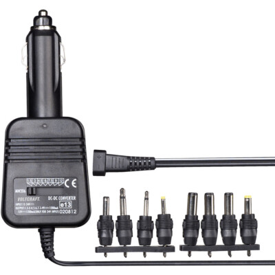 VOLTCRAFT  DC/DC-Wandler 12 V/DC, 24 V/DC - 1.5 V/DC, 3 V/DC, 4.5 V/DC, 6 V/D...