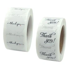 500pcs Thank You Stickers Seal Label Scrapbooking Baking Gift Bags Wedding Decor