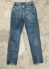 Zara Women’s High Waisted Size 4 (36) Lightly Distressed Mid/Darker Wash Jeans — photo 2