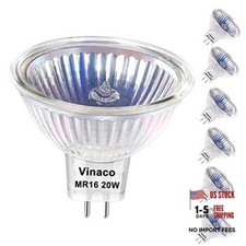 MR16 Halogen Bulb 20W 12V GU5.3 Base 2800K for Landscape Light 20W- 6 Pack