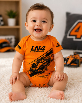 F1 McLaren Team Fahrer Lando Norris New Edition Babyanzug | F1 Geburtstag Geschenk