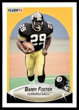 1990 Fleer Update Barry Foster Rookie #U-25 GEM MINT (Centered)