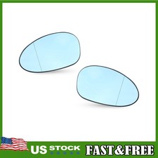 Blue Lh Rh Side View Mirror Glass For Bmw E46 M3 E90e91e92e93 E81e82e87e88