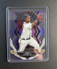 2019 Topps High Tek Ronald Acuna Jr. Purple /99 #66 Atlanta Braves