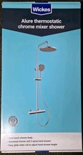 Wickes Alure Round Thermostatic Mixer Shower - ChromeProduct code: 299680