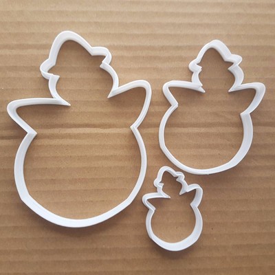 Schneemann Winter Weihnachten Form Ausstecher Teig Keks Gebäck Fondant scharf