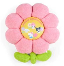 Image of Sanrio Mix Characters Hello Kitty Pink Flower Cushion Offical