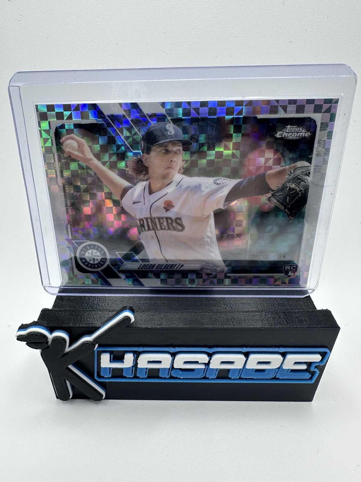 2021 Topps Chrome Update Series - Logan Gilbert #USC70 (RC) X-fractor /99