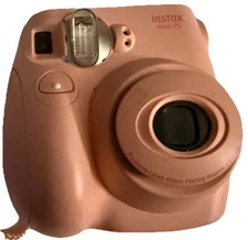 Fujifilm Instax Mini 7S Instant Camera Light Pink   Tested, Works Great