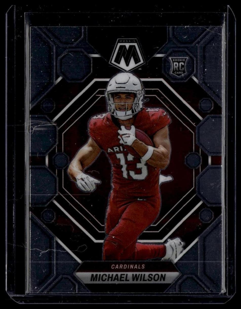 Michael Wilson 2023 Panini Mosaic #350 Silver Rookie RC