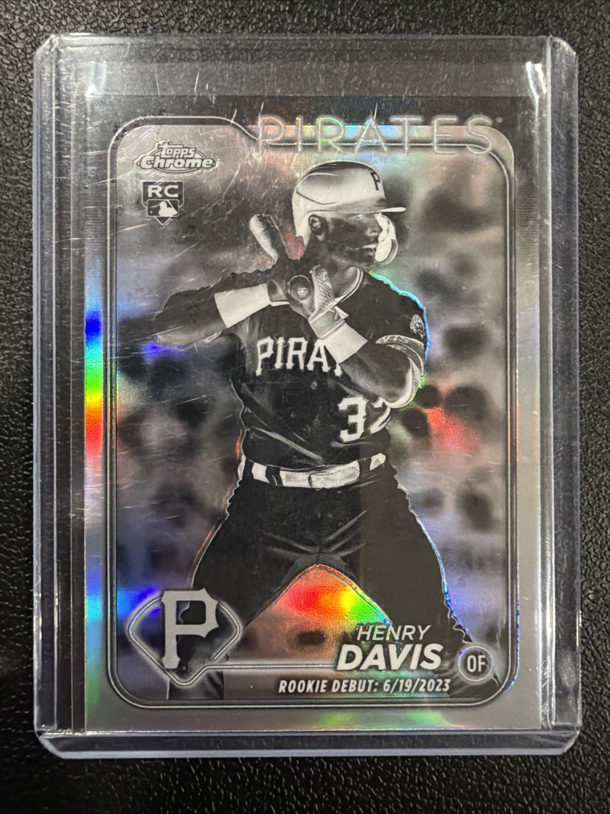 2024 Topps Chrome Update - Rookie Debut Henry Davis #USC128 Negative Refractor