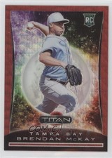 2020 Panini Chronicles Titan Ruby Wave 104/199 Brendan McKay #4 ut4