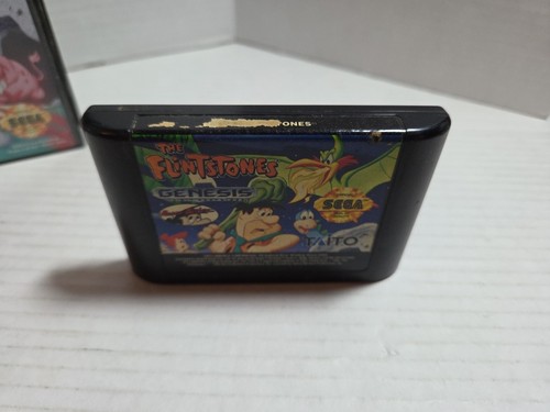 Flintstones (Sega Genesis, 1993) Cartridge, Manual and Case - Read - Picture 3 of 14