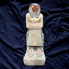 Egyptian Pharaonic Horus Antique Statue BC Rare Unique Ancient Antiques