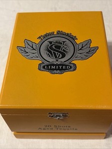 Victor Sinclair LTD Cigar Box + 2 NEW Glass Cigar Tubes L👀K RARE Great Gift🔥