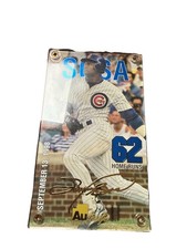 SAMMY SOSA 1998 AUTHENTIC IMAGES 24K GOLD 62 HOME RUN SIGNATURE CARD
