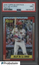 2025 Topps Silver Pack Update #5 Elly De La Cruz Cincinnati Reds PSA 9 MINT