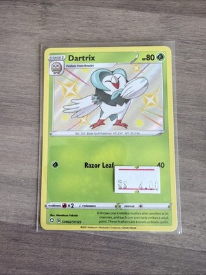 Dartrix SV002/SV122 Shining Fates Shiny Vault Pokemon TCG Near Mint