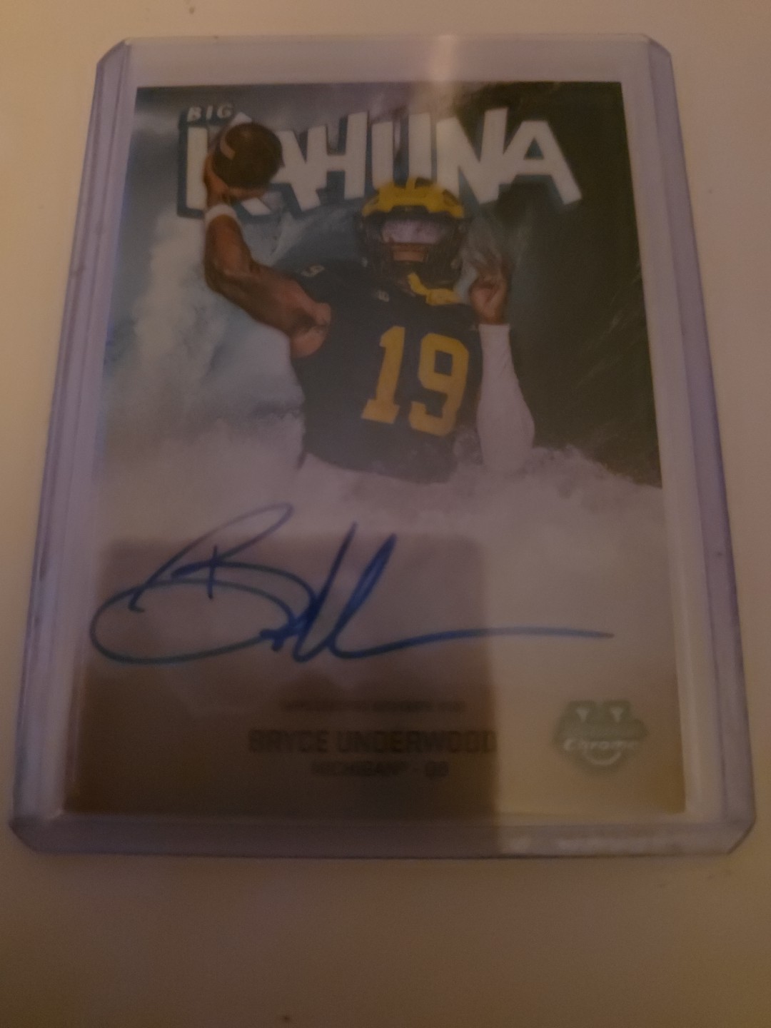 2025 Bowman Chrome U Big Kahuna Bryce Underwood Auto Ssp BK-BU