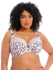 Elomi Lucie Plunge Underwire Bra EL4490-RMB Rumble NWT