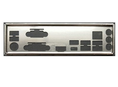 For ASRock B450M Pro4 Backplate Motherboard I/O IO   Rear Baffle *yt