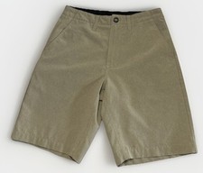 Boys Volcom surf  turf 4 way stretch Chino Shorts sz 28 9  Inseam Clean